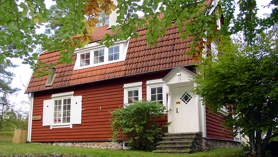 Huset Berghälla på Evedal i Växjö